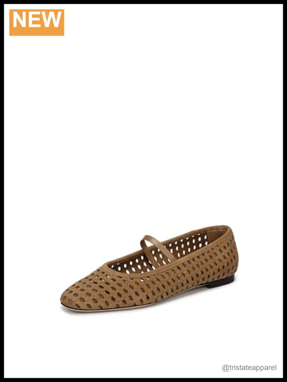 Woven Suede Leather Mary Jane Flats Square Toe Slip-On Comfort Shoes